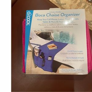 NW BOCA CHAISE LOUNGE ORGANIZER PINK